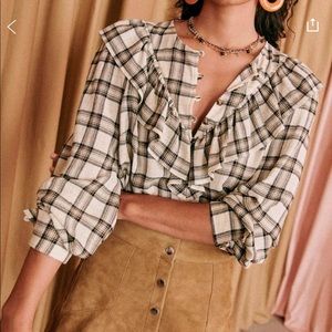 Sezane Angela Shirt Size 10